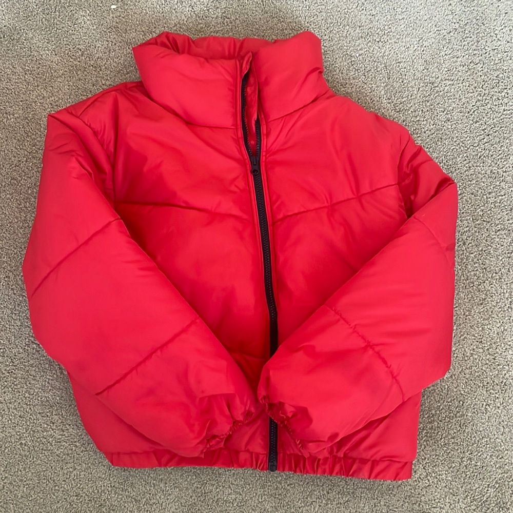 NWT Red puffer jacket